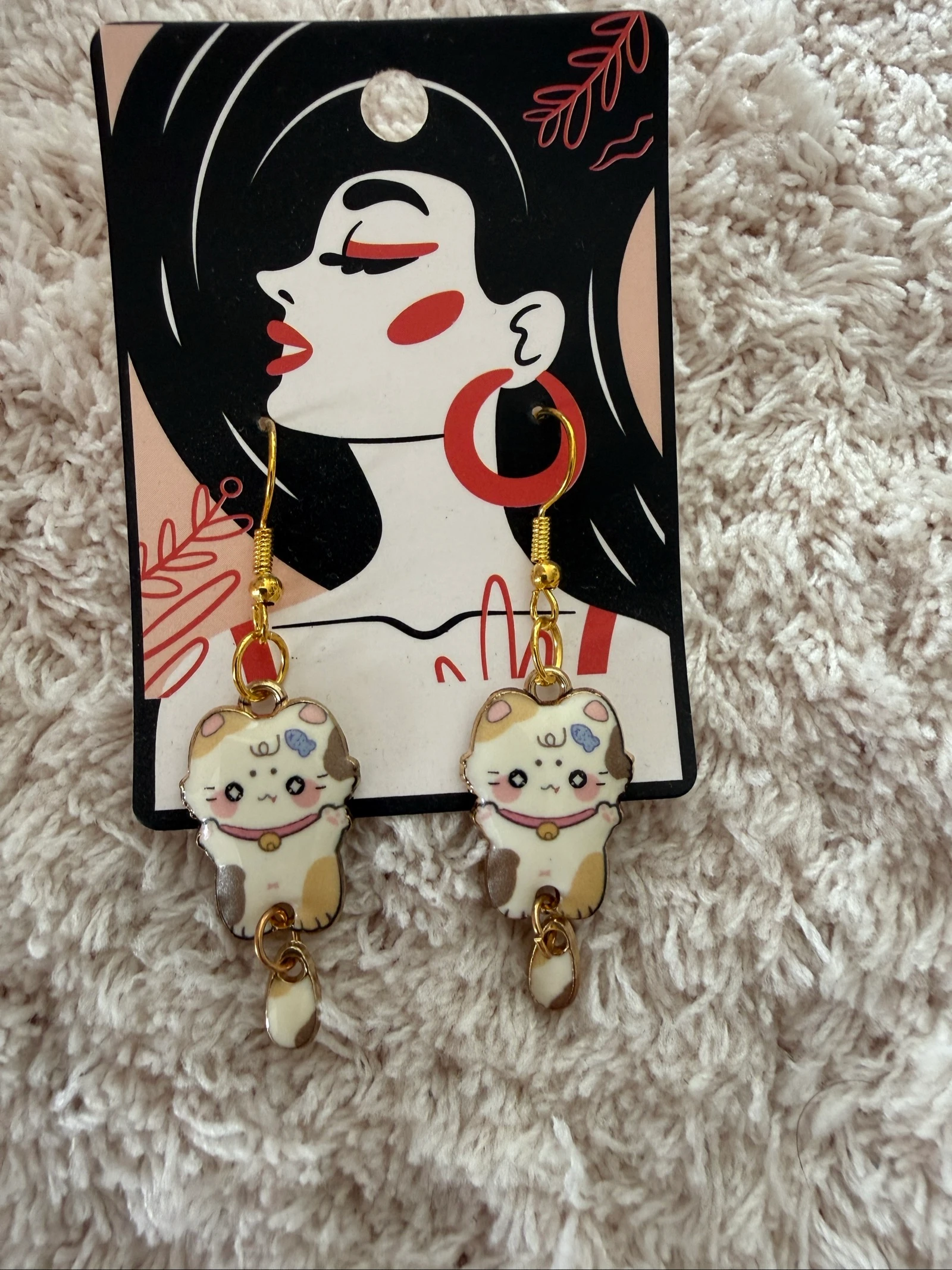 Pendientes gatitos